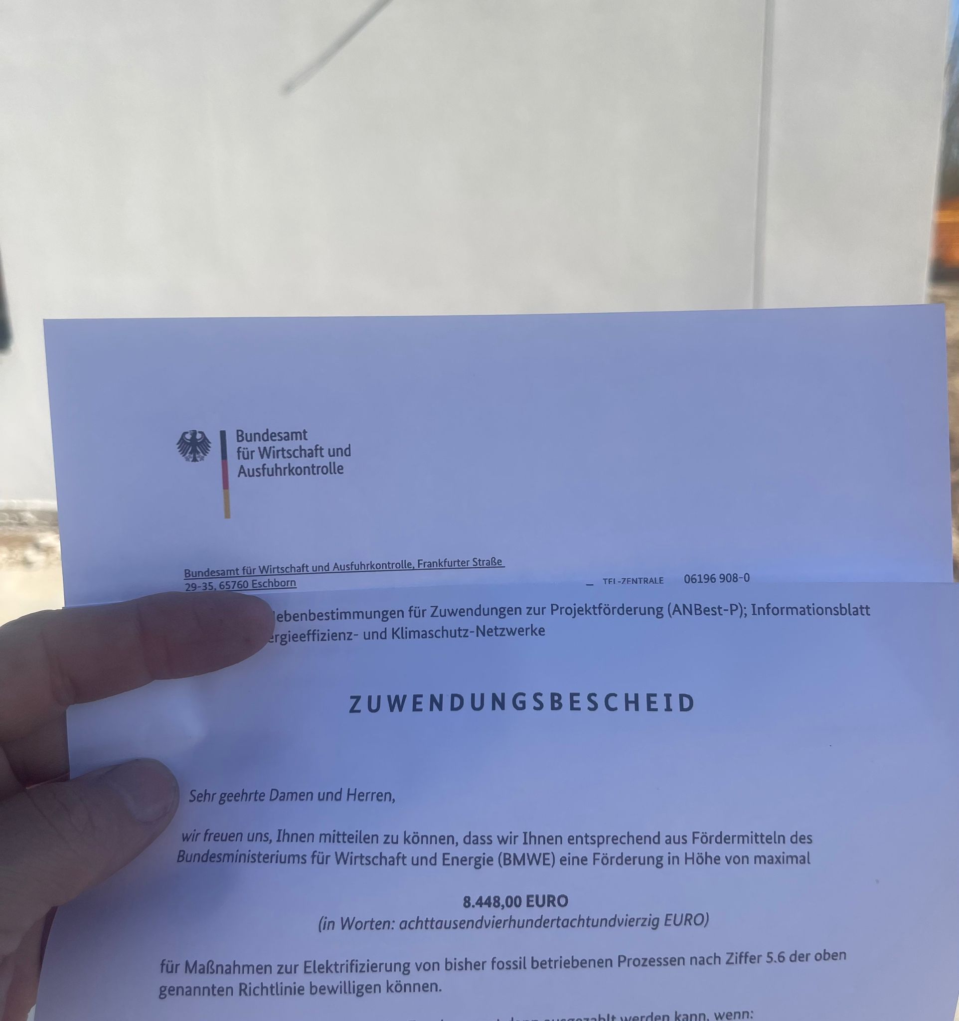 Förderung